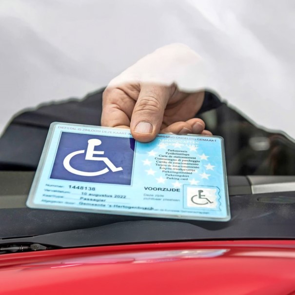 Parkeerkaart voor personen met een handicap