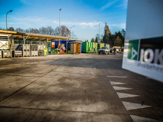 Overzicht containerpark