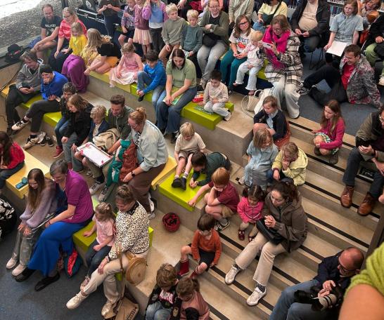 You on stage for kids