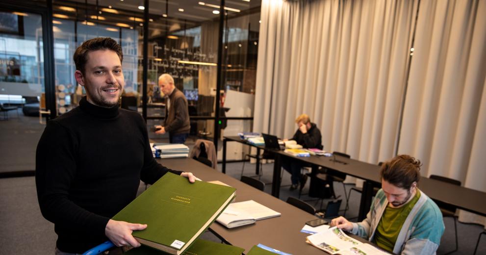 Niels in Studiezaal