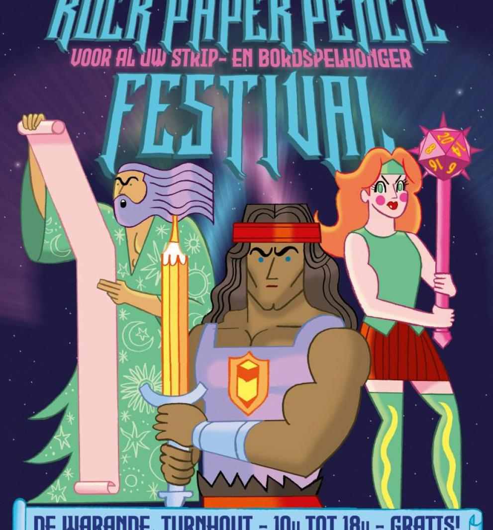 Affiche Rock Paper Pencil Festival 2026 Turnhout