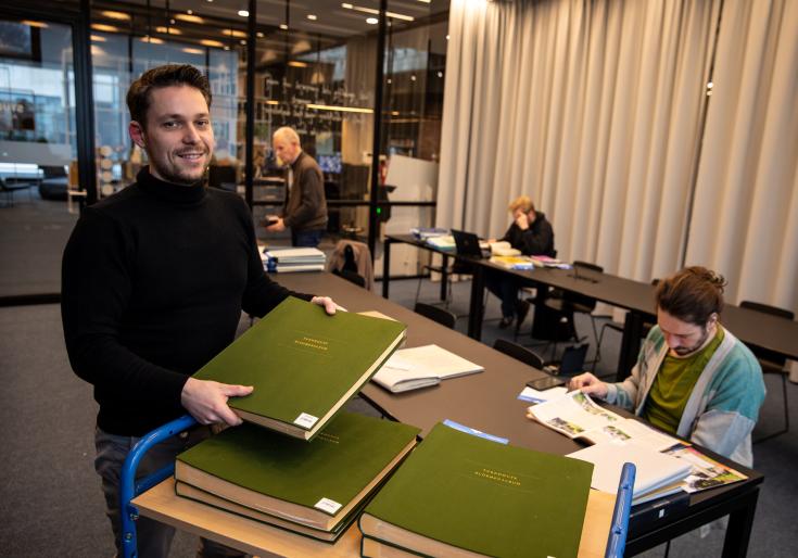 Niels in Studiezaal