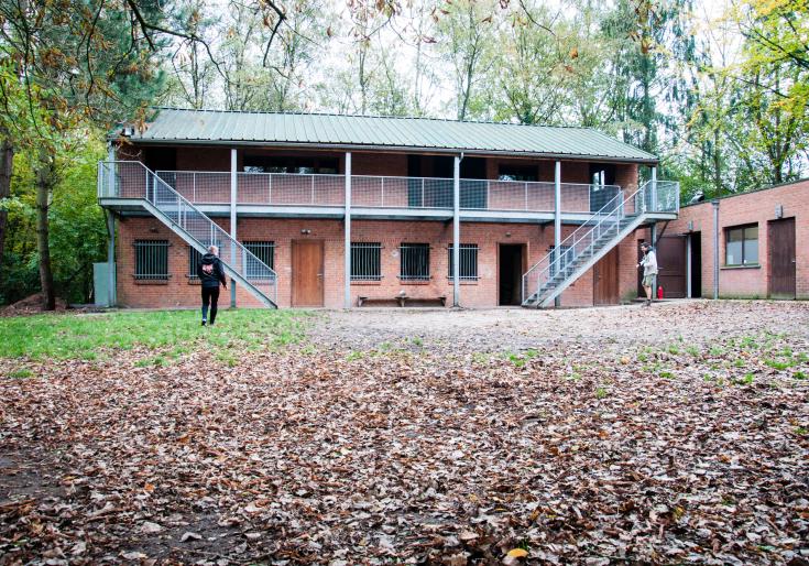 Buitenkant lokalen Scouts Sint-Michiel