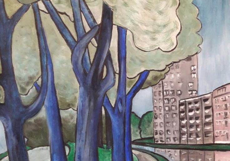 een werk uit de reeks Turnhout, stad door de bomen