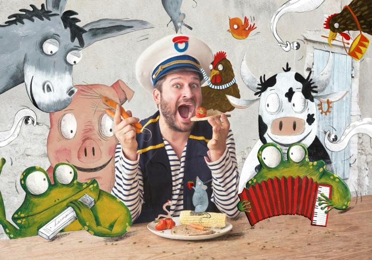 Promobeeld: Kapitein Winokio - Kukeleku! De Grote Boerderijshow (3+)