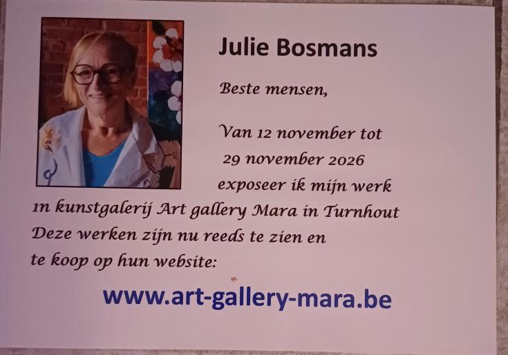 Expositie harsschilderijen felle kleuren